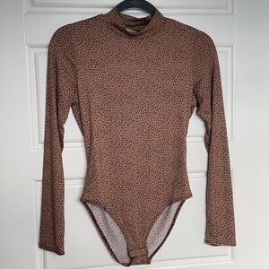 mock neck bodysuit